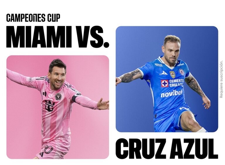 ‘La máquina’ y Miami se verán las Caras en el Campeones Cup