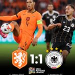 Holanda y Alemania empatan en Ámsterdam