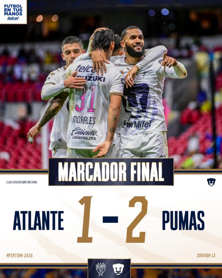 Pumas vs Atlante